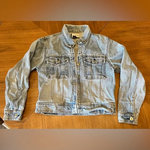 Vintage Express Bleus Denim Jacket 90s - Picture 1 of 6